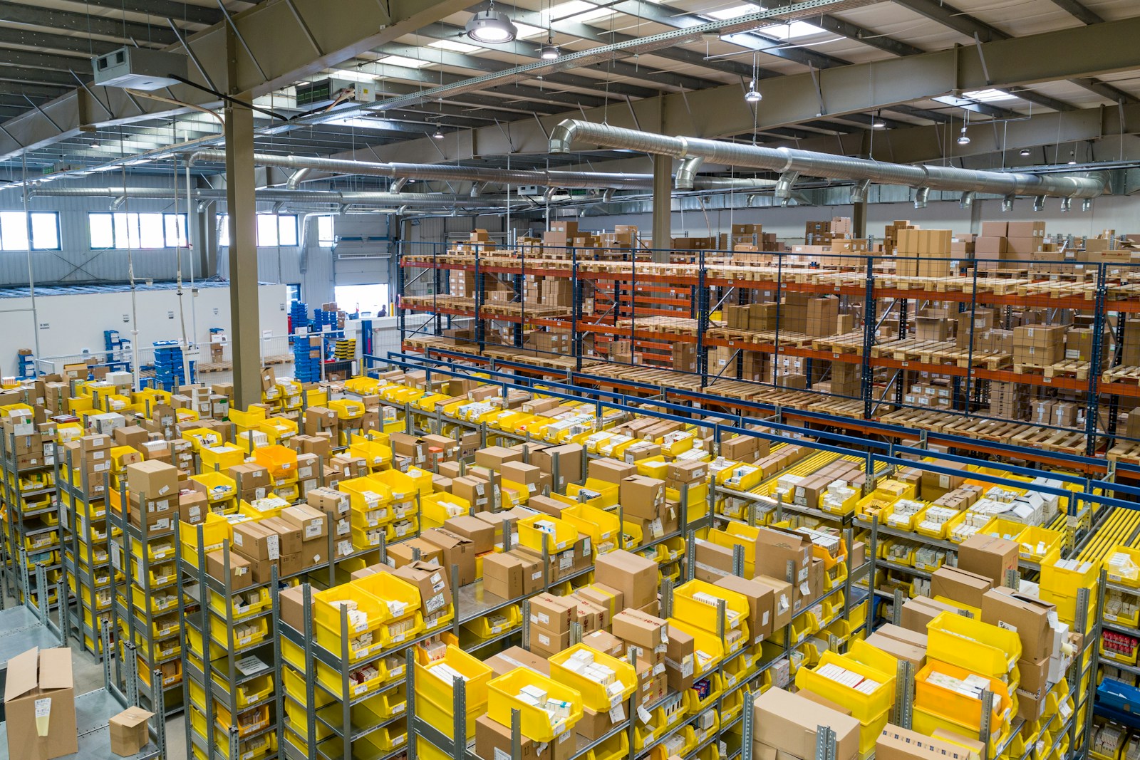 Warehouse operations illustration